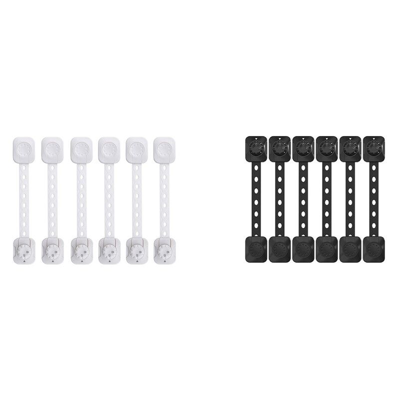6 Pack Baby Proof Cabinet Locks
