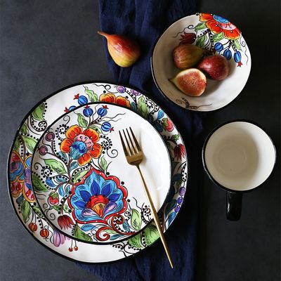 Creative Tableware Irregular Western Plate Steak Plate Set