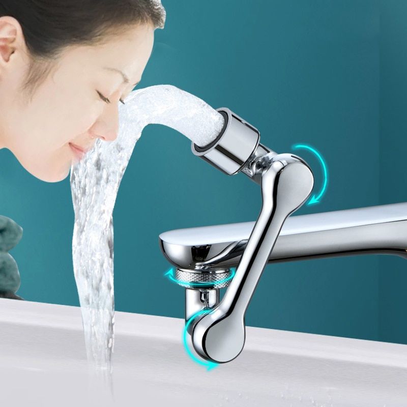 Rotatable Extension  Head Universal Bathroom Tap Extend Adapter