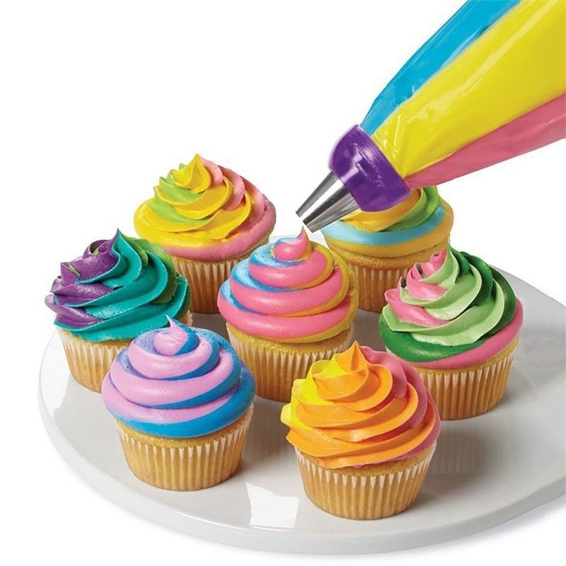 3 Hole 3 Color Cream Coupler Cake Decor Tool