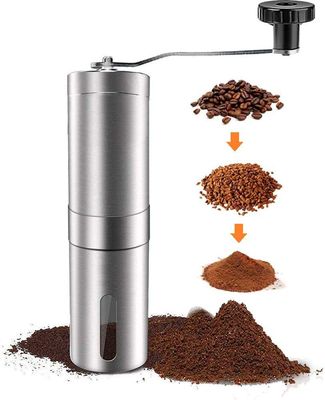 Moulin à café manuel portable en acier inoxydable