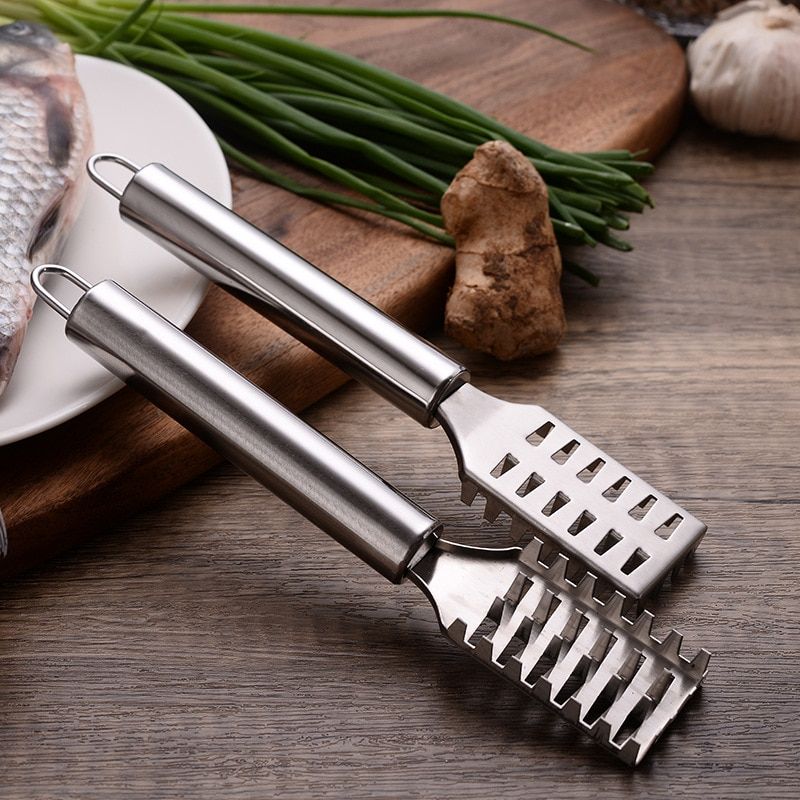 Fish Scale Planing Fast Cleaning Scraping Knife Stainless Steel Remover