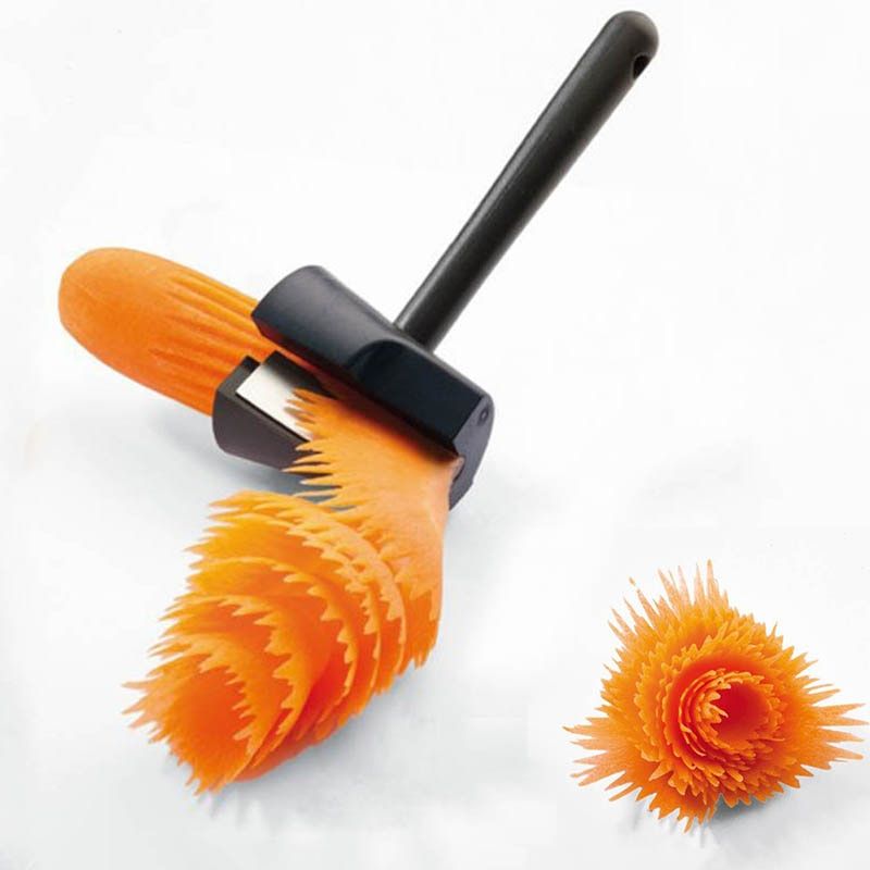Fruit Vegetable Slicer Roll Flower Decorative Potato Carrot Cutter Slicer