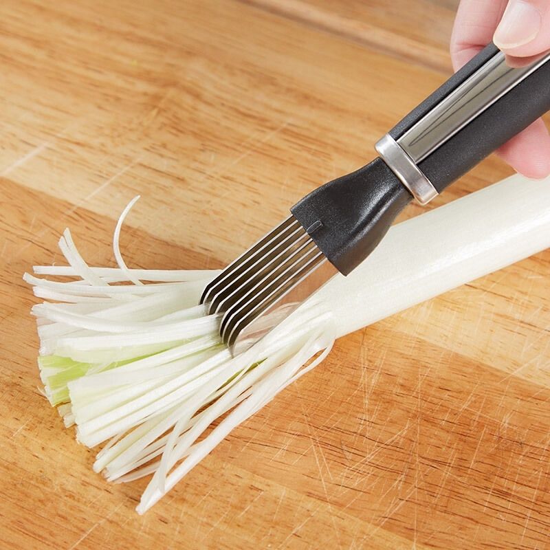 Kitchen Onion Slicer Shredder Garlic Crusher Cutter Knife Pepper Graters