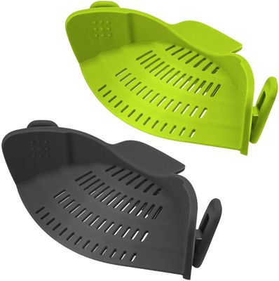 Edible Silica Gel Pasta Strainer Clip On Strainer For Pots Pot Strainer
