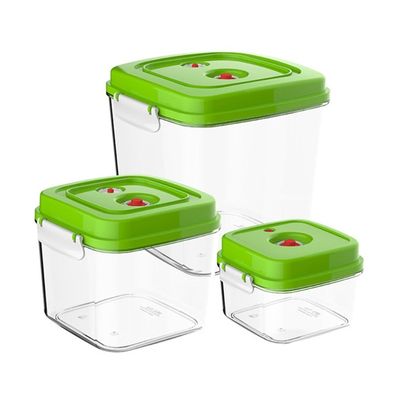 Square Food Preservation Vacuum Storage Box Large Capacity Container