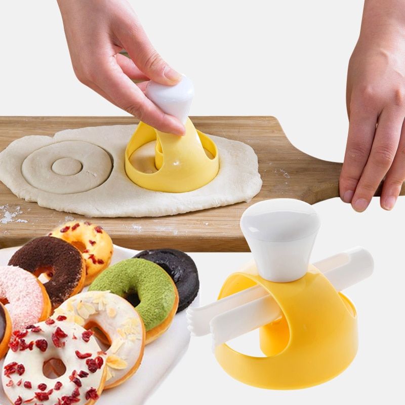 Cake Donut Mold Kitchen Cutter DIY Stencil Doughnut Maker Mould