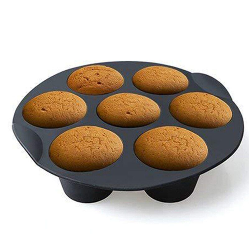 Seven Silicone Cupcake Pans