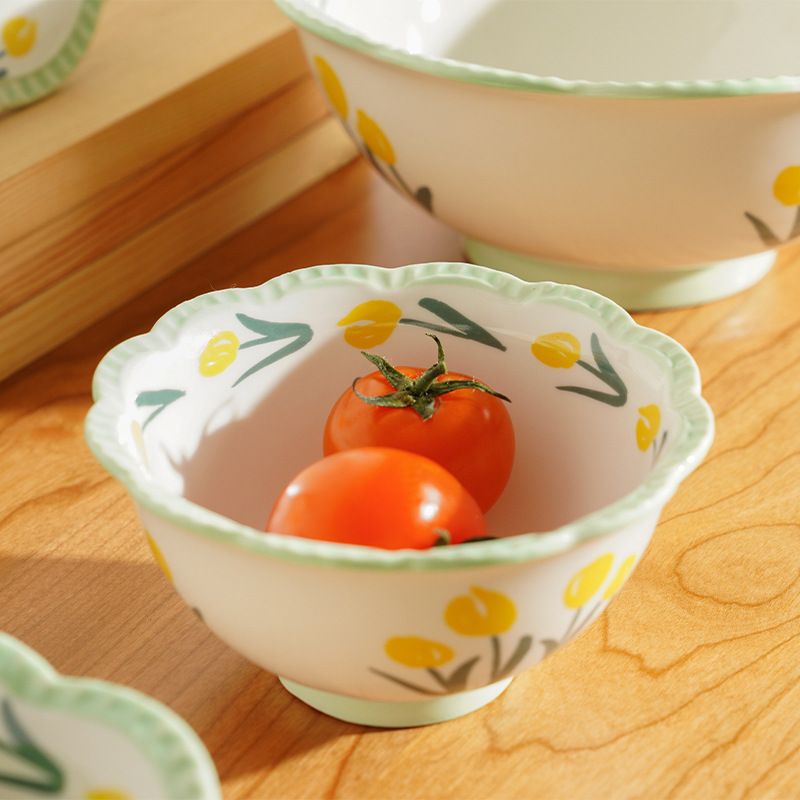 Kitchen Ceramic Noodle Bowl Student Creative Soup Bowl
