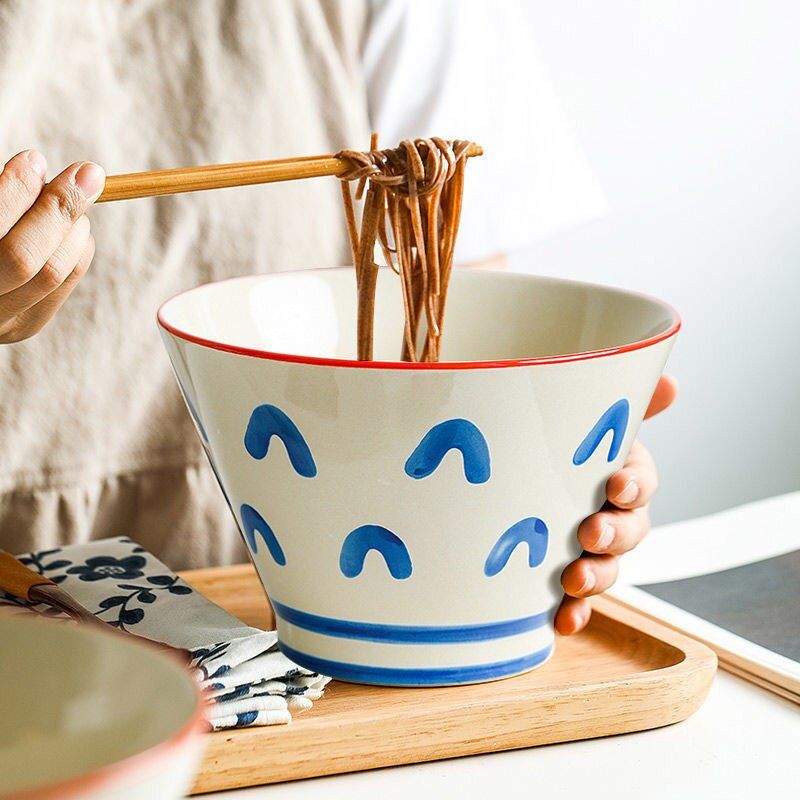 Japanese Ramen Bowl Ceramic Noodle Bowl