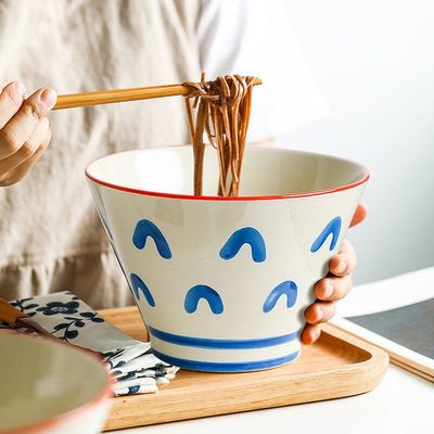 Japanese Ramen Bowl Ceramic Noodle Bowl