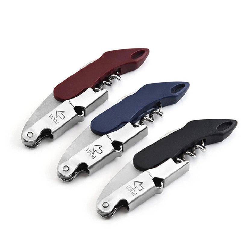 Stainless Steel Wine Bottle Opener Multi-Function Hippocampus Knife Wine Opener