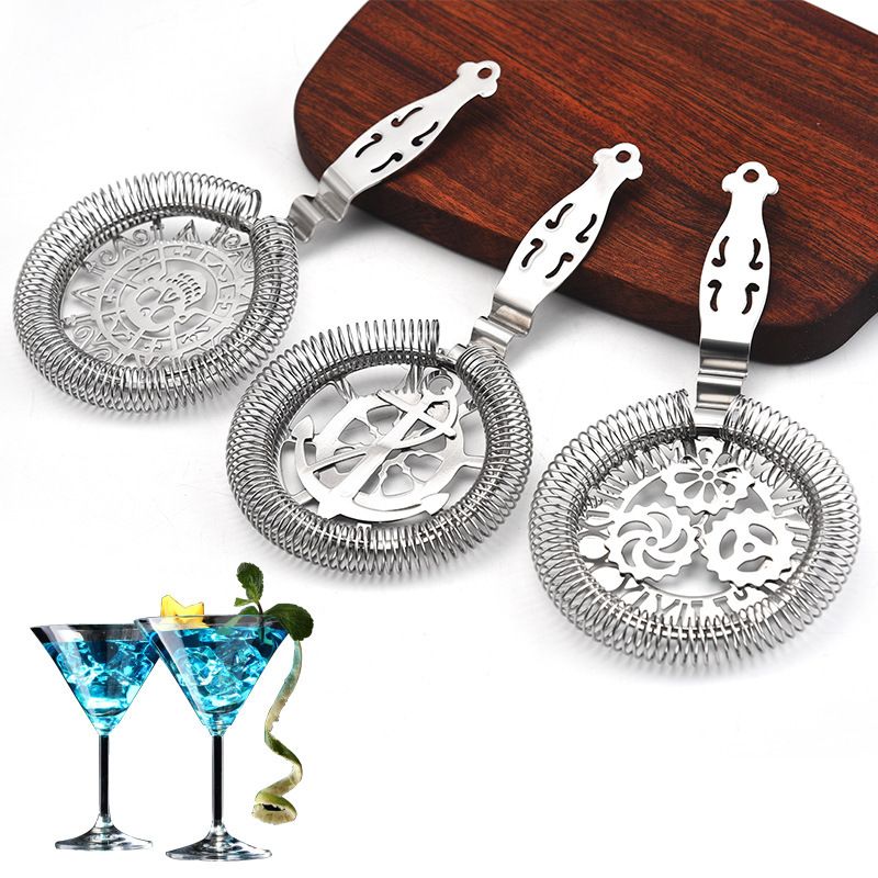 Stainless Steel Bartending Ice Filter Cocktail Filter
