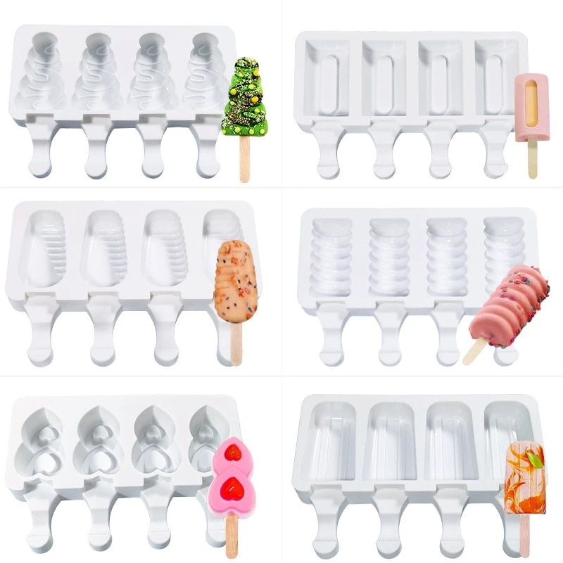 Baking Mini Ice Cream Molds Silicone Popsicle Molds Cake Cakesicle Mold