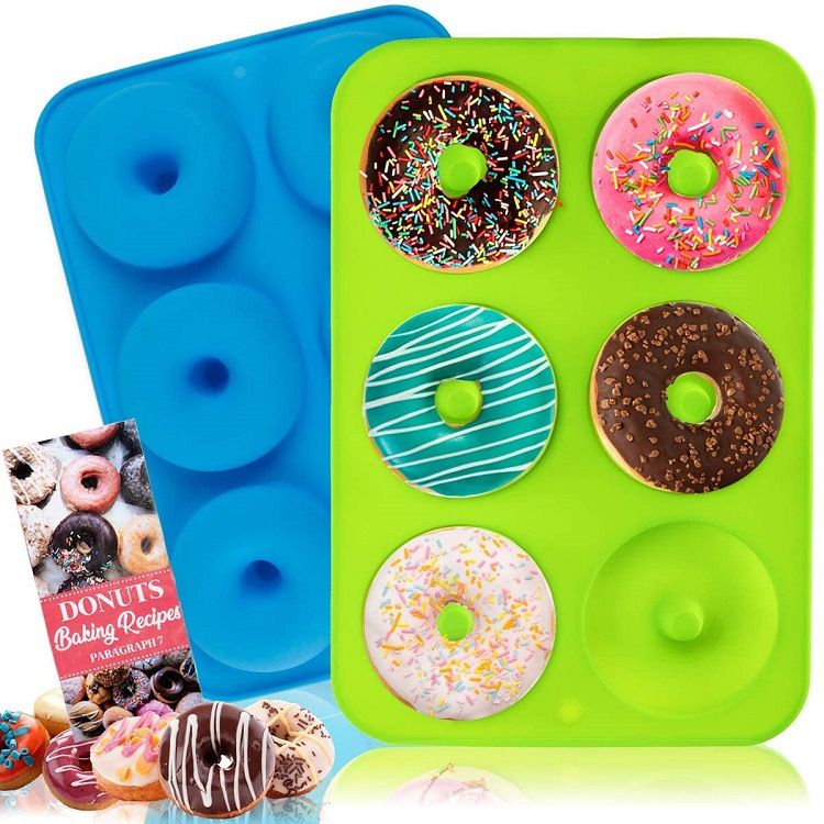 Spot 6 With Silicone Donut Mold Baking Cake Silicone Mold Diy Baking Oven Mold