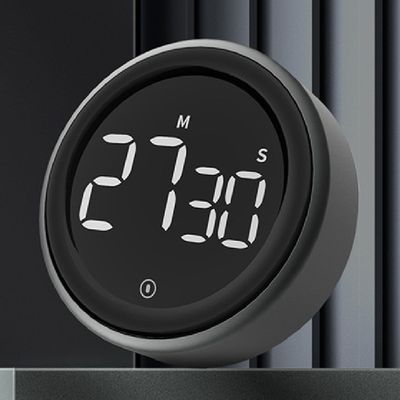 Minuterie de cuisine magnétique, réveil numérique à compte à rebours