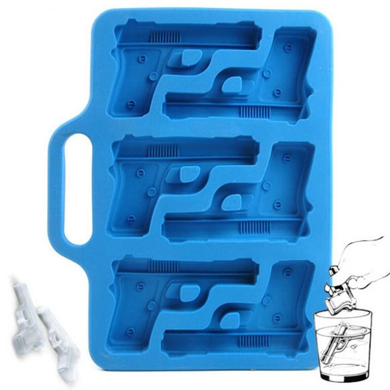 Gun Shaped Ice Cube Mold  Kitchen Tools