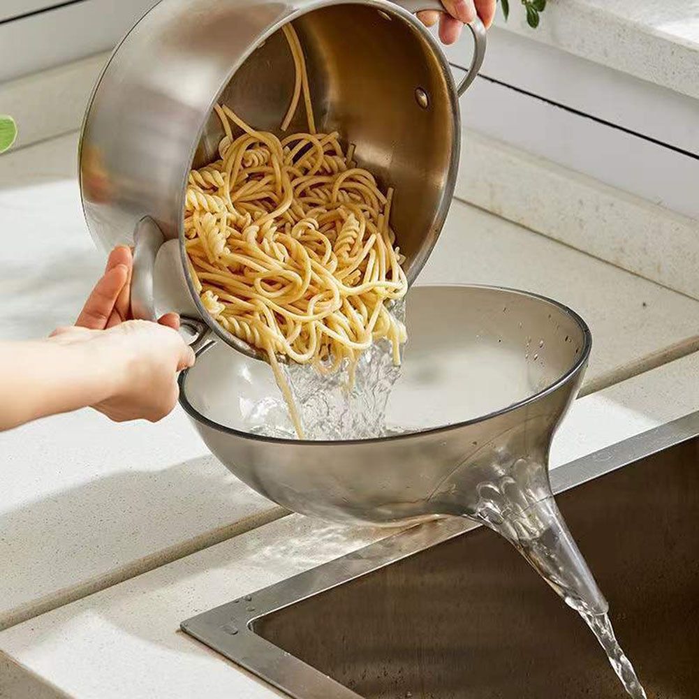 Strainer Bowl Drainer Vegetable Fruit Tools Kitchen Strainer Storage