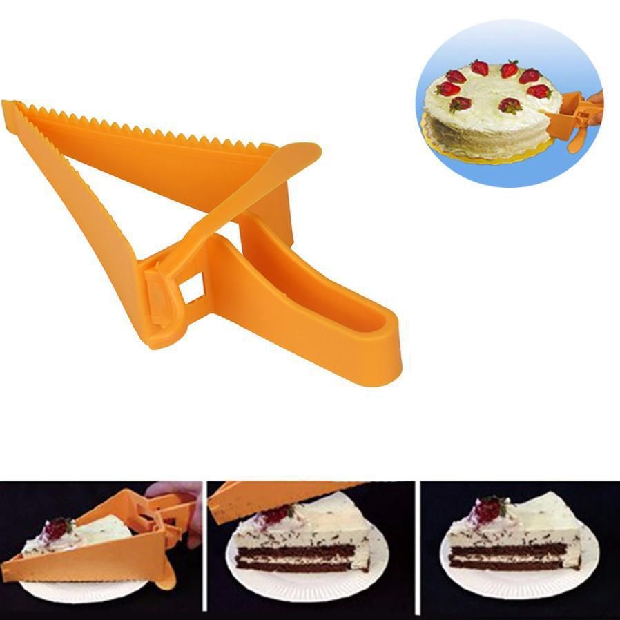 Chocolate Cake Serving Slicer Portable Plastic Bread Separator