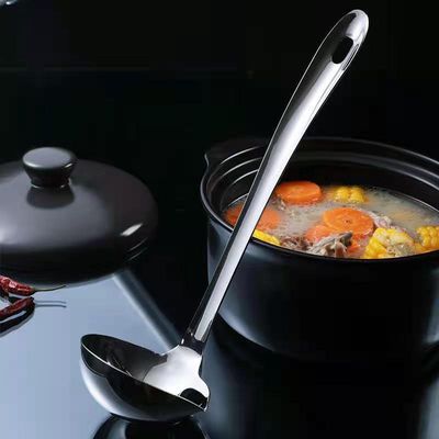 Kitchen Stainless Steel Soup Fat Oil Separator Spoon Soup Colander