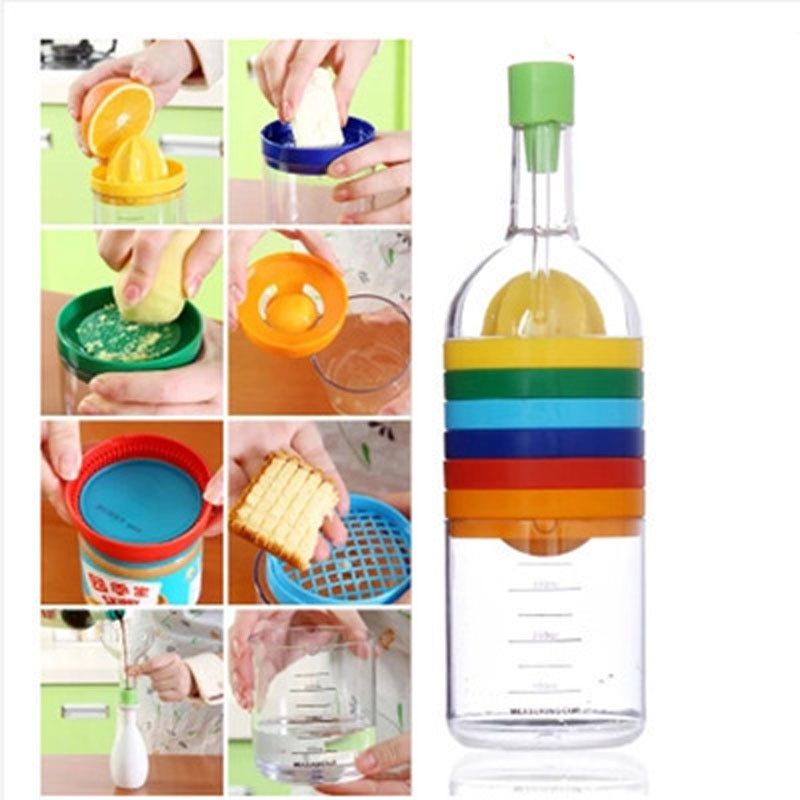 8 in 1 Multi-functional Egg Masher Spice Grater Cheese Grater Food Grinder Tools