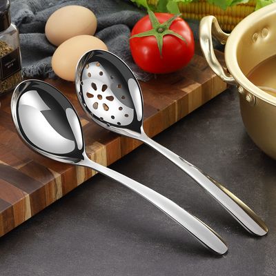 Stainless Steel Frying Shovel Clip Multi-function Clip Soup Spoon