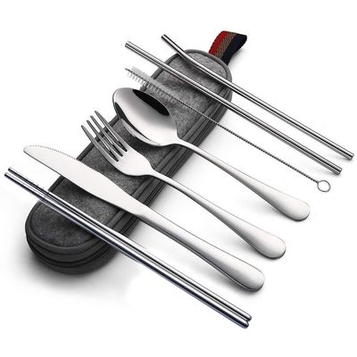 Tableware Reusable Travel Cutlery Set Camp Utensils Set