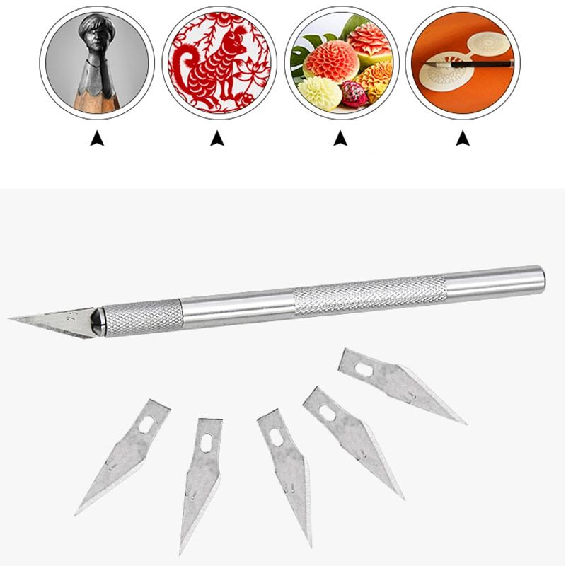 6Pcs/set Blades Knife Fruit Fondant Cake Decorating Tools