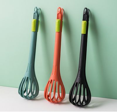Batteur à œufs multifonctionnel en nylon, outil créatif pour salade