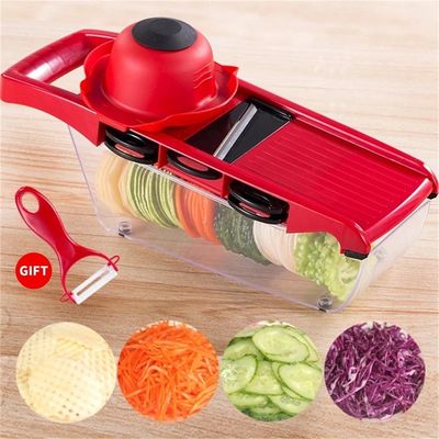 Multifunctional Vegetable Cutter With Steel Blade Slicer Potato Peeler