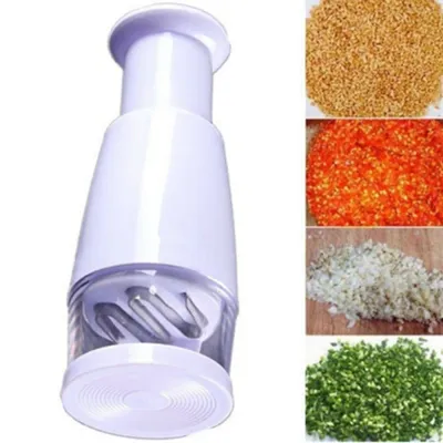 Multi-function Manual Onion Chopper Garlic Crusher Press Food Cutter