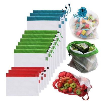 Reusable Mesh Produce Bags Washable Eco Friendly Bags