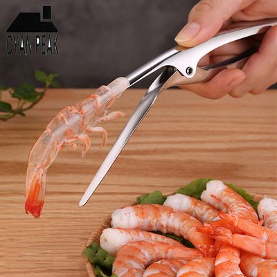 Éplucheur de crevettes, appareils de cuisine, couteau portable en acier inoxydable, outils