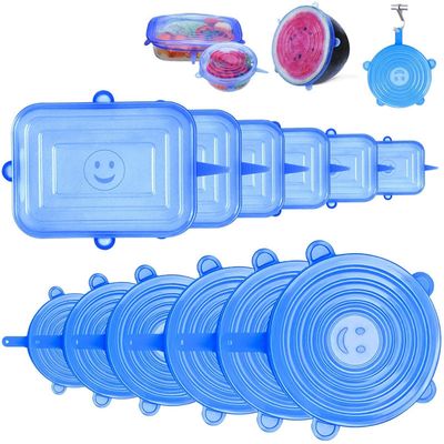 Couvercle de conservation sous vide en plastique avec couvercle en silicone pour bol