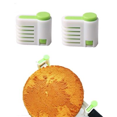 2Pcs 5 Layers Bread Slicer Cake Cutter Knife Splitter