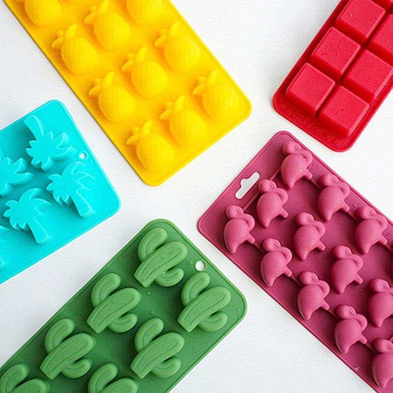 Flamingo Silicone Ice Cream Molds Diy Ice Cube Mold