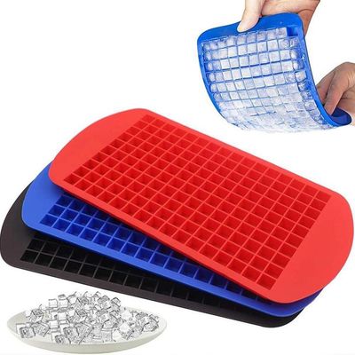 Bac à glaçons en silicone de qualité alimentaire à 160 cavités, mini moule carré pour glaçons