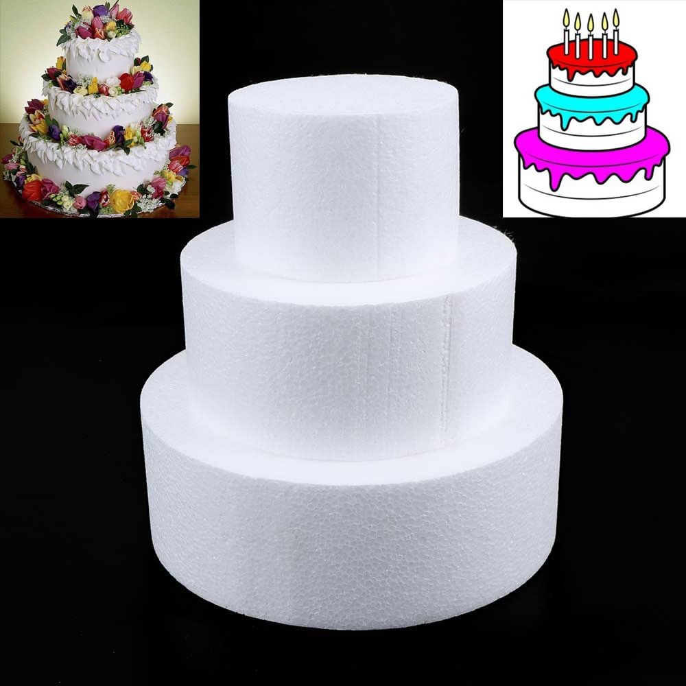 Dummy Modelling Round Styrofoam Foam Sugarcraft Mould DIY Cake Decorations