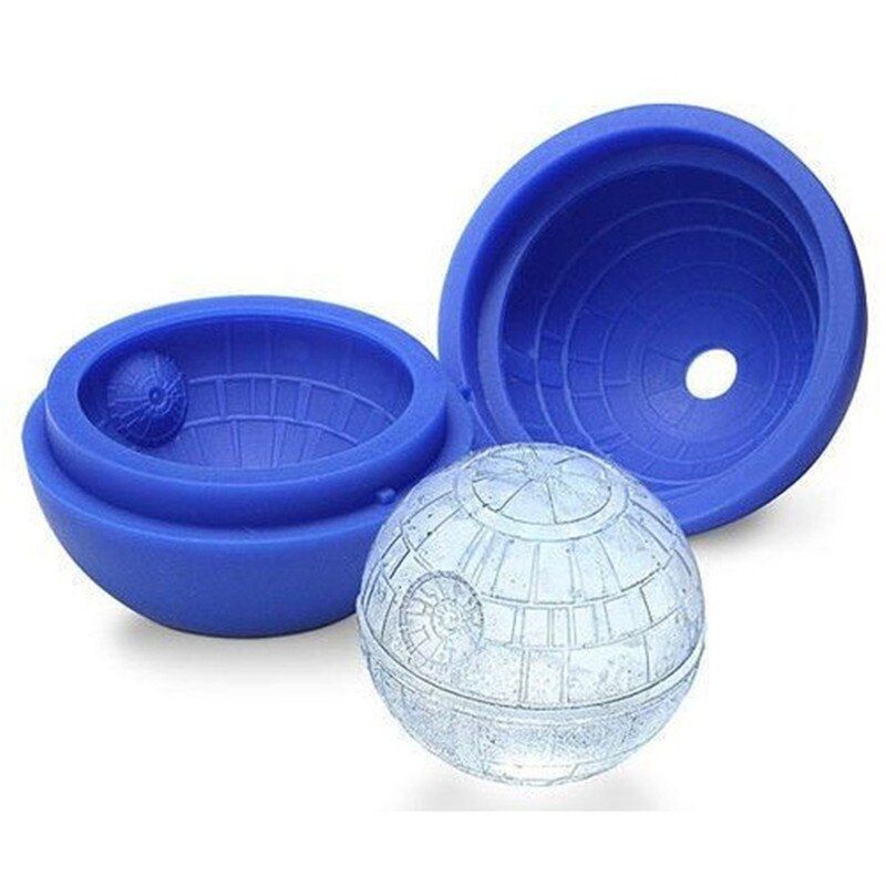 Moule à glaçons rond en silicone créatif Blue Wars Death Star