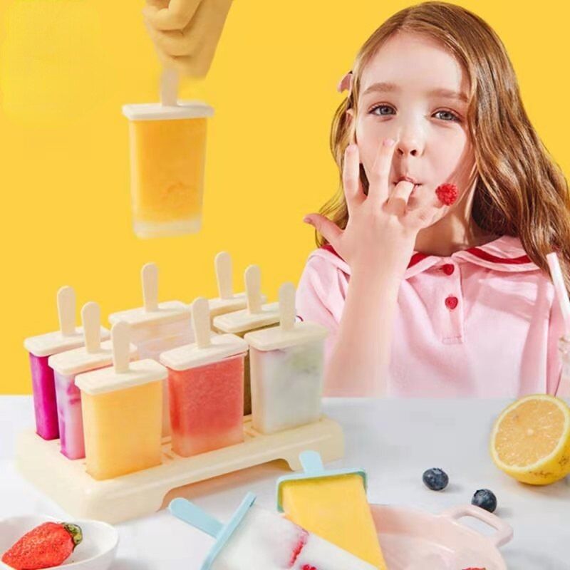 Ice Cream Mold Ice Cube Tray DIY Homemade Dessert Popsicle Molds