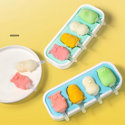 Ice Cube Maker With Cover Large Capacity Homemade Popsicle Mold
