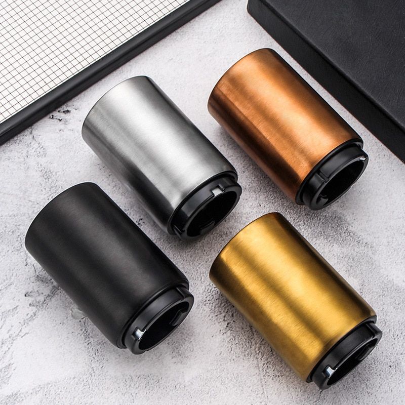 Stainless Steel Automatic Press Beer Bottle Opener  Cocktail Bottle Opener