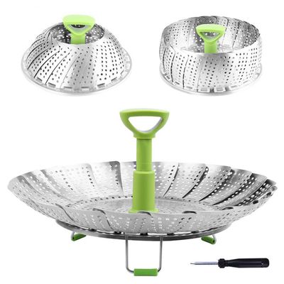 Plat pliant vapeur en acier inoxydable, ustensiles de cuisine