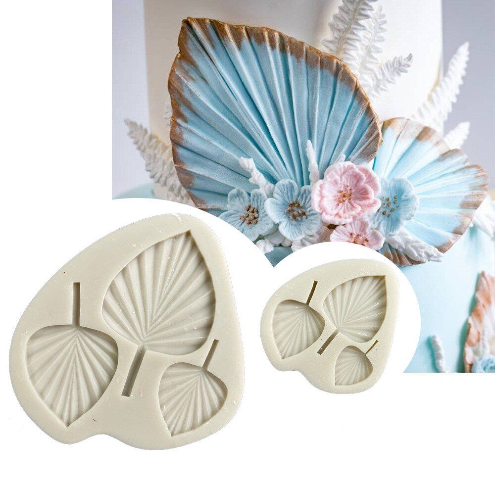 Palm Leaf Silicone Sugarcraft Mold Resin Tools