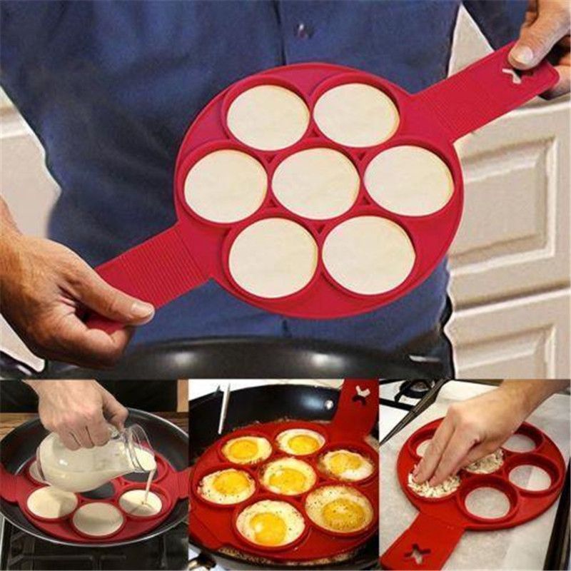 Silicone Pancake Maker Non-stick Cooking Tools Egg Ring Maker