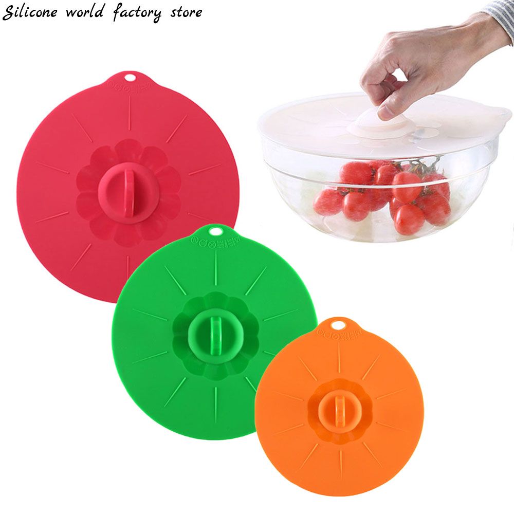 Silicone Welt Cooking Pot Pan Microwave Bowl Cover Silicone Kitchen Cooking Gadgets