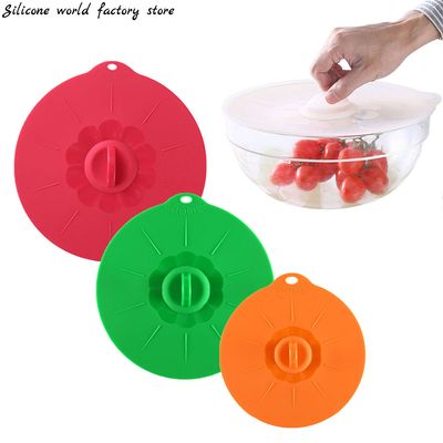 Silicone Welt Cooking Pot Pan Microwave Bowl Cover Silicone Kitchen Cooking Gadgets