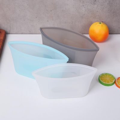 Reusable Seal Silicone Food Storage Bag Fresh Bowl Cups