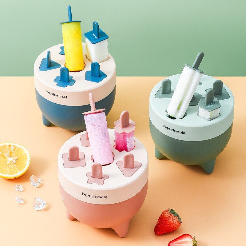 Popsicle Ice Cream Mold Box Home DIY Homemade Ice Cream Easy Release Artifact