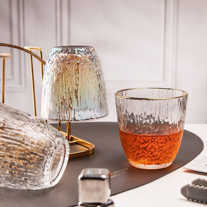 Simple Vertical Water Cup Lead-Free Glass